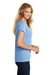 District DM465A Womens Astro Short Sleeve V-Neck T-Shirt Royal Blue Side