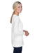 Devon & Jones DP181W Womens Perfect Fit Ribbon Cardigan Sweater White Side