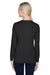 Devon & Jones DP181W Womens Perfect Fit Ribbon Cardigan Sweater Black Back