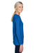 Devon & Jones DP181W Womens Perfect Fit Ribbon Cardigan Sweater French Blue Side