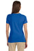 Devon & Jones DP182W Womens Perfect Fit Short Sleeve Crewneck T-Shirt French Blue Back