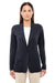 Devon & Jones DP462W Womens Perfect Fit Cardigan Sweater Black Front