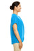 Devon & Jones DP612W Womens Perfect Fit Short Sleeve Blouse Ocean Blue SIde