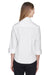 Devon & Jones DP625W Womens Perfect Fit 3/4 Sleeve Button Down Shirt White Back