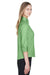 Devon & Jones DP625W Womens Perfect Fit 3/4 Sleeve Button Down Shirt Lime Green Side