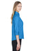 Devon & Jones DP625W Womens Perfect Fit 3/4 Sleeve Button Down Shirt French Blue Side