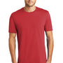 District Mens Perfect Weight Short Sleeve Crewneck T-Shirt - Classic Red