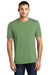 District DT104 Mens Perfect Weight Short Sleeve Crewneck T-Shirt Fatigue Green Front