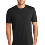 District Mens Perfect Weight Short Sleeve Crewneck T-Shirt - Jet Black