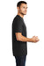 District DT104 Mens Perfect Weight Short Sleeve Crewneck T-Shirt Black Side