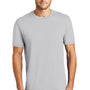 District Mens Perfect Weight Short Sleeve Crewneck T-Shirt - Silver Grey