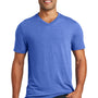 District Mens Perfect Tri Short Sleeve V-Neck T-Shirt - Royal Blue Frost