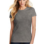District Womens Fitted Perfect Tri Short Sleeve Crewneck T-Shirt - Grey Frost
