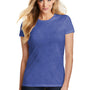 District Womens Fitted Perfect Tri Short Sleeve Crewneck T-Shirt - Royal Blue Frost