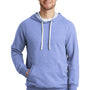 District Mens Perfect French Terry Hooded Sweatshirt Hoodie - Maritime Blue Frost - Closeout