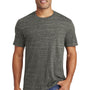 District Mens Cosmic Short Sleeve Crewneck T-Shirt - Black/Grey - Closeout