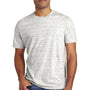 District Mens Cosmic Short Sleeve Crewneck T-Shirt - White/Black - Closeout