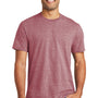 District Mens Astro Short Sleeve Crewneck T-Shirt - Maroon - Closeout
