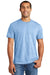 District DT365A Mens Astro Short Sleeve Crewneck T-Shirt Royal Blue Front