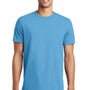 District Mens The Concert Short Sleeve Crewneck T-Shirt - Aquatic Blue