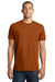 District DT5000 Mens The Concert Short Sleeve Crewneck T-Shirt Burnt Orange Front