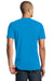 District DT5000 Mens The Concert Short Sleeve Crewneck T-Shirt Neon Blue Back