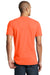 District DT5000 Mens The Concert Short Sleeve Crewneck T-Shirt Neon Orange Back