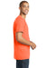 District DT5000 Mens The Concert Short Sleeve Crewneck T-Shirt Neon Orange Side