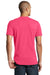 District DT5000 Mens The Concert Short Sleeve Crewneck T-Shirt Neon Pink Back