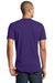 District DT5000 Mens The Concert Short Sleeve Crewneck T-Shirt Purple Back