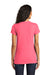 District DT5001 Womens The Concert Short Sleeve Crewneck T-Shirt Neon Pink Back