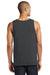 District DT5300 Mens The Concert Tank Top Charcoal Grey Back