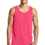 District Mens The Concert Tank Top - Neon Pink