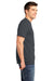 District DT6000 Mens Very Important Short Sleeve Crewneck T-Shirt Charcoal Grey Side