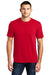 District DT6000 Mens Very Important Short Sleeve Crewneck T-Shirt Red Front
