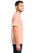 District DT6000 Mens Very Important Short Sleeve Crewneck T-Shirt Peach Side
