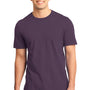 District Mens Very Important Short Sleeve Crewneck T-Shirt - Eggplant Purple