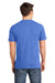 District DT6000 Mens Very Important Short Sleeve Crewneck T-Shirt Heather Royal Blue Back