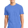 District Mens Very Important Short Sleeve Crewneck T-Shirt - Heather Royal Blue