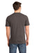 District DT6000 Mens Very Important Short Sleeve Crewneck T-Shirt Heather Brown Back