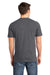 District DT6000 Mens Very Important Short Sleeve Crewneck T-Shirt Heather Charcoal Grey Back