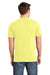 District DT6000 Mens Very Important Short Sleeve Crewneck T-Shirt Lemon Yellow Back