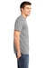 District DT6000 Mens Very Important Short Sleeve Crewneck T-Shirt Heather Light Grey Side