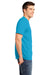 District DT6000 Mens Very Important Short Sleeve Crewneck T-Shirt Light Turquoise Blue Side