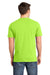 District DT6000 Mens Very Important Short Sleeve Crewneck T-Shirt Lime Green Back