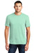 District DT6000 Mens Very Important Short Sleeve Crewneck T-Shirt Mint Green Front