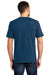 District DT6000 Mens Very Important Short Sleeve Crewneck T-Shirt Neptune Blue Back