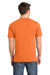District DT6000 Mens Very Important Short Sleeve Crewneck T-Shirt Orange Back