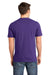 District DT6000 Mens Very Important Short Sleeve Crewneck T-Shirt Purple Back