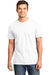 District DT6000 Mens Very Important Short Sleeve Crewneck T-Shirt White Front